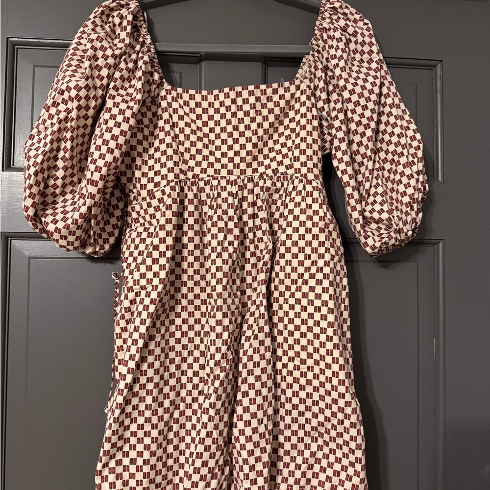 Abercrombie & Fitch Checkered Romper